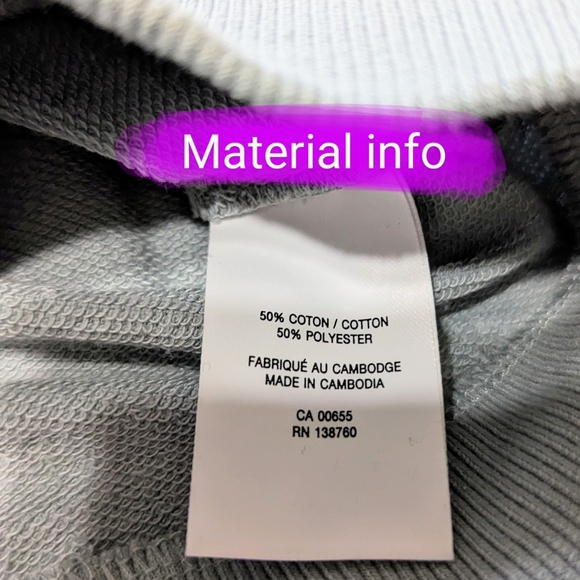 Reitmans grey crew neck, size small, GUC - Picture 5 of 11